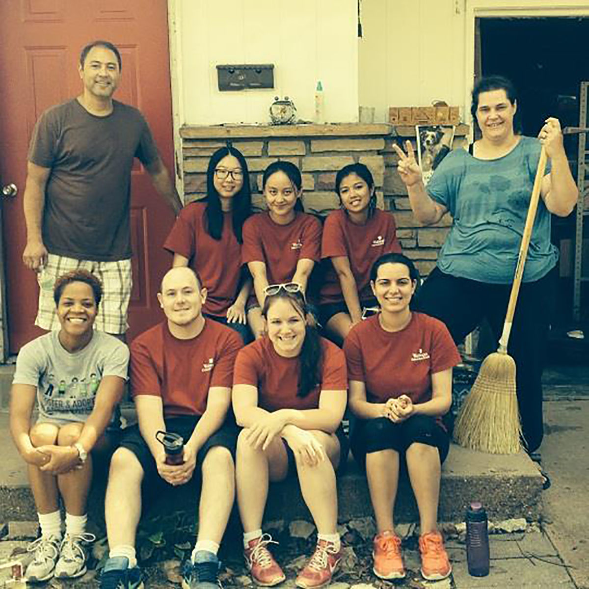 Staff often work alongside volunteers for those we serve.jpg